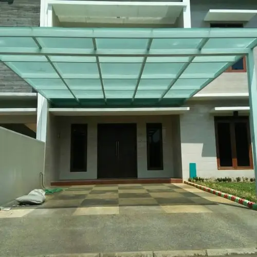 Kanopi Kaca Tempered 10mm di  malang